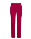 Tom Ford Womens Red Velvet Trousers In Red