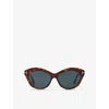 Tom Ford Acetate Toni Sunglasses In Red