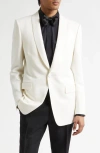 Tom Ford Wool & Silk Faille Dinner Jacket In White