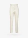 Tom Ford Wool And Silk Trouser With Striped Motif