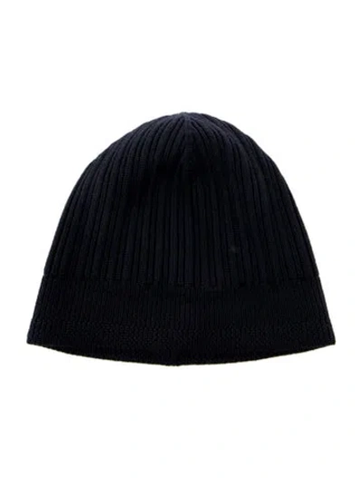 Pre-owned Tom Ford Wool Beanie In Blue
