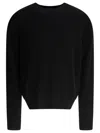 Tom Ford Ribbed Long Sleeve Knitwear In Black