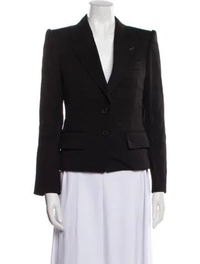 Pre-owned Tom Ford Wool Blazer In Black