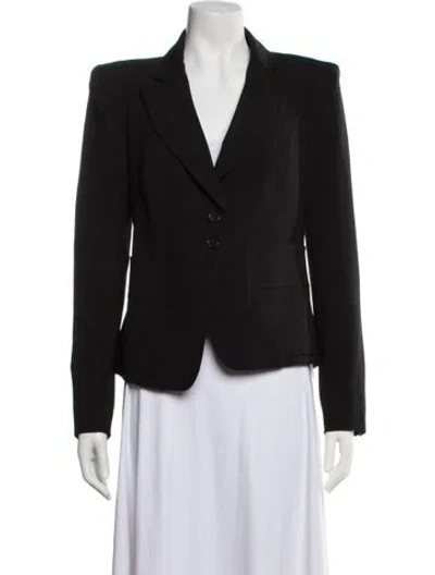 Pre-owned Tom Ford Wool Blazer In Black