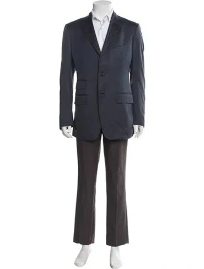 Pre-owned Tom Ford Wool Blazer In Blue