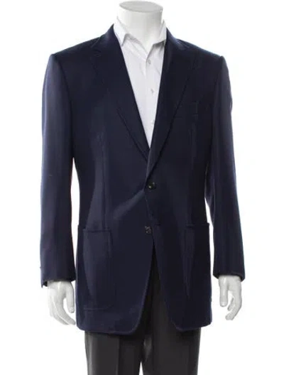 Pre-owned Tom Ford Wool Blazer In Blue