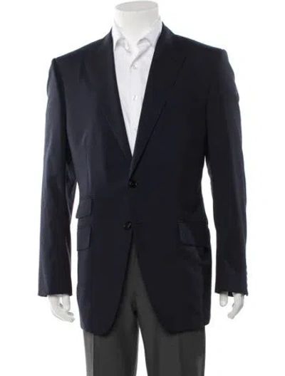 Pre-owned Tom Ford Wool Blazer In Blue