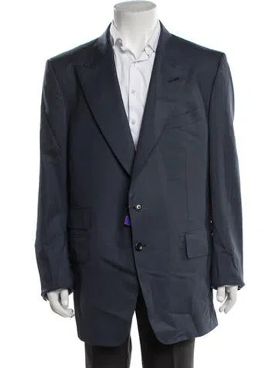 Pre-owned Tom Ford Wool Blazer In Blue