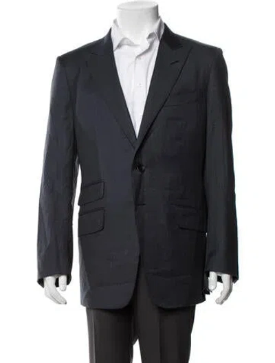 Pre-owned Tom Ford Wool Blazer In Blue