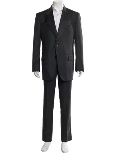 Pre-owned Tom Ford Wool Blazer In Gray