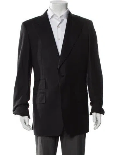 Pre-owned Tom Ford Wool Blazer In Gray