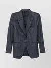 Tom Ford Single Breasted Wool Flannel Jacket With Stripes