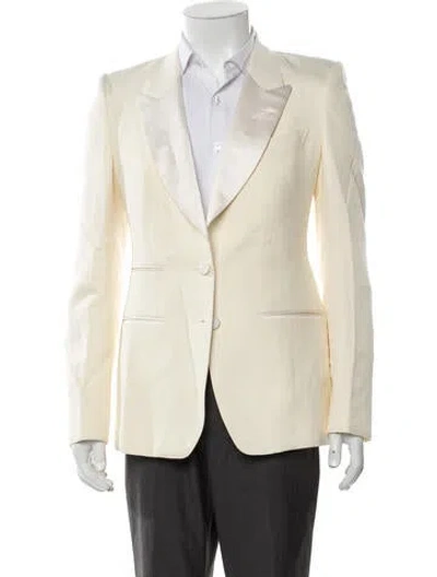 Pre-owned Tom Ford Wool Blazer In Neutral
