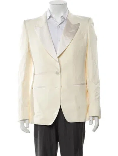 Pre-owned Tom Ford Wool Blazer In Neutral
