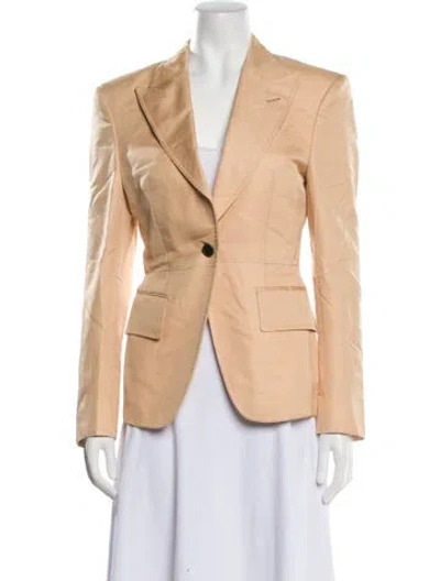 Pre-owned Tom Ford Wool Blazer In Neutral