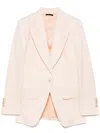 Tom Ford Wool Blazer In Pink