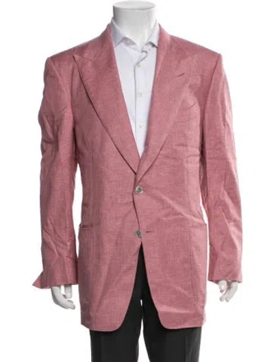 Pre-owned Tom Ford Wool Blazer In Pink
