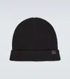 Tom Ford Wool-blend Beanie In Black