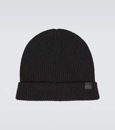 Tom Ford Wool-blend Beanie In Black