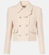 Tom Ford Wool-blend Bouclé Jacket In Pink