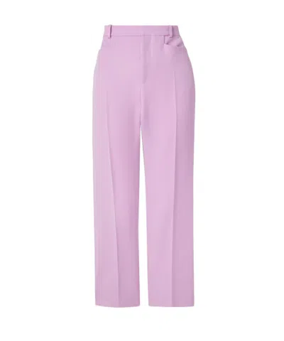 Tom Ford Wool Blend Casual Pants In Purple