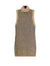 Tom Ford High-neck Ribbed Minidress