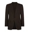 Tom Ford Wool-blend Shelton Blazer In Brown
