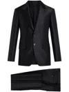 Tom Ford Wool-blend Single-breasted Suit In Black