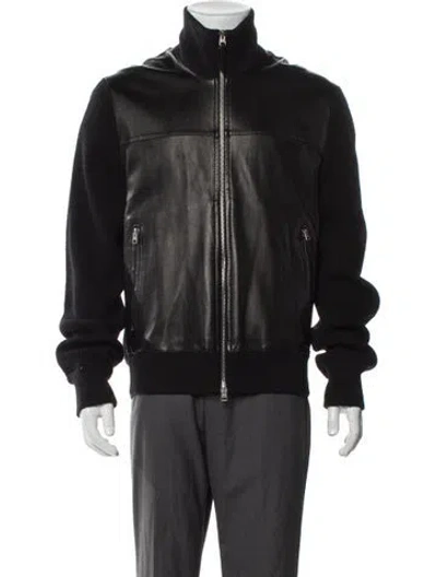 Pre-owned Tom Ford Wool Bomber Jacket In Gray