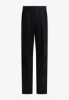 Tom Ford Wool Broken Pants In Animal Print