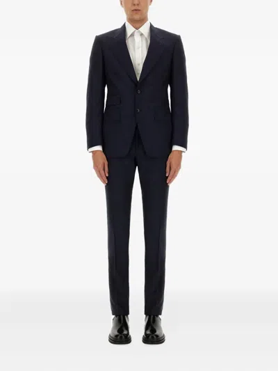Tom Ford Shelton Two-piece Tailored Suit In Black