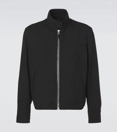 Tom Ford Wool, Cashmere, And Silk Jacket In Black