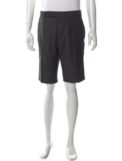 Pre-owned Tom Ford Wool Chino Shorts In Black