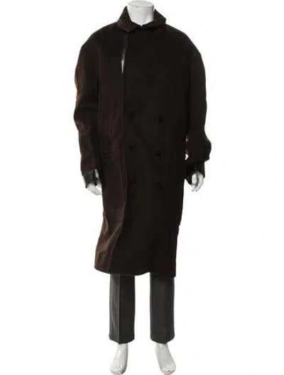 Pre-owned Tom Ford Wool Coat In Brown
