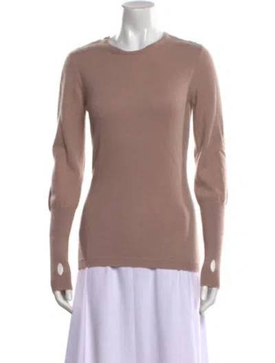 Pre-owned Tom Ford Wool Crew Neck Sweater In Neutral