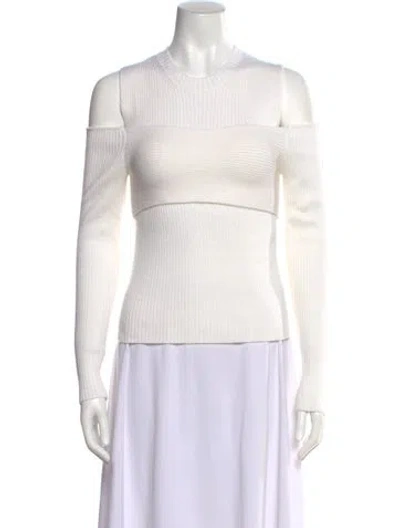 Pre-owned Tom Ford Wool Crew Neck Sweater In Neutrals