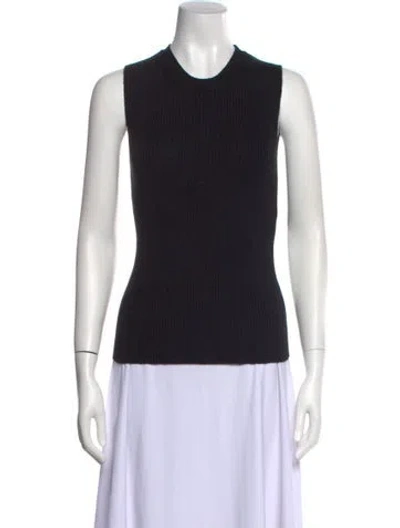 Pre-owned Tom Ford Wool Crew Neck Top W/ Tags In Black