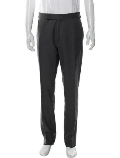 Pre-owned Tom Ford Wool Dress Pants In Gray