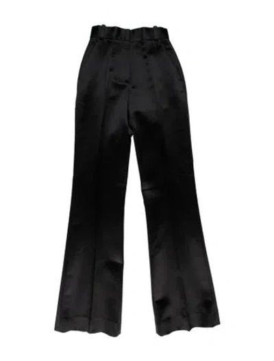 Pre-owned Tom Ford Wool Flared Pants In Black