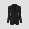 Tom Ford Sequin-embellished Wool-blend Blazer In Black