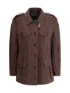 Tom Ford Button-fastening Flap-pocket Jacket In Brown
