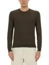 Tom Ford Wool Jersey In Green