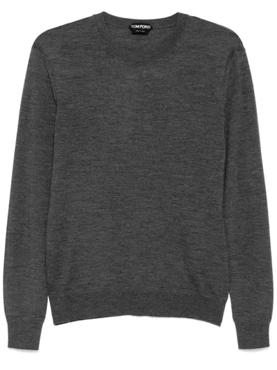 Tom Ford Wool Jumper In Grey