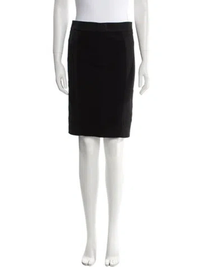 Pre-owned Tom Ford Wool Knee-length Skirt In Black