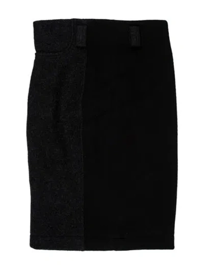 Pre-owned Tom Ford Wool Knee-length Skirt In Black
