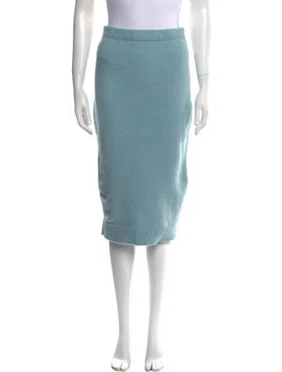 Pre-owned Tom Ford Wool Knee-length Skirt In Blue
