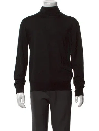 Pre-owned Tom Ford Wool Long Sleeve Shirt In Black