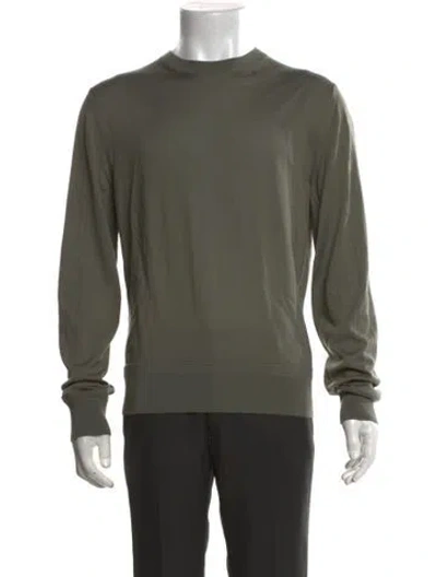 Pre-owned Tom Ford Wool Long Sleeve Shirt In Green