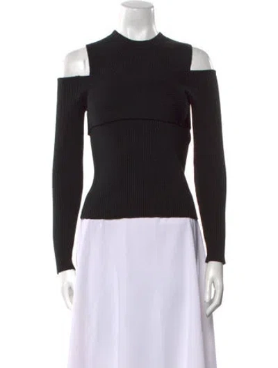 Pre-owned Tom Ford Wool Mock Neck Sweater W/ Tags In Black