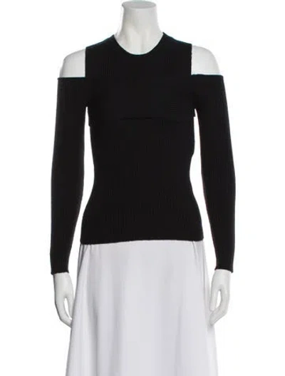 Pre-owned Tom Ford Wool Mock Neck Top W/ Tags In Black
